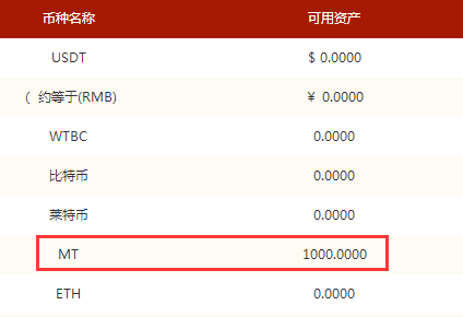 M-BTC虚拟币交易所注册送1000枚MT 现在价值160元