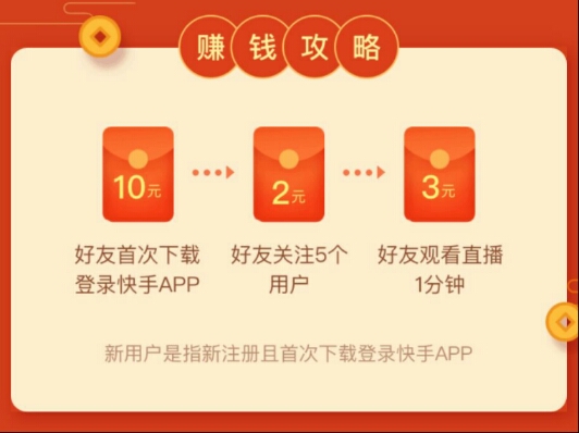 快手APP2019年活动 新用户免费领取17元现金！