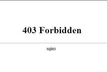 403 Forbidden ngnix错误怎么解决？今天碰到了两次已解决