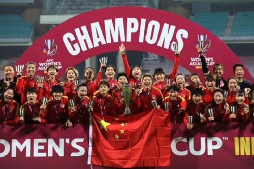 中国女足3:2战胜韩国队获得亚洲杯冠军！你可以永远相信中国女足！