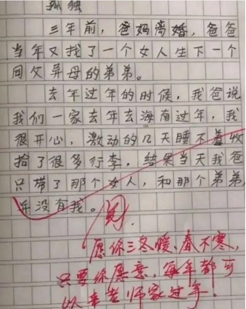 《爷爷》《孤独》《思念》超级火的小学生作文 小白头条 第2张